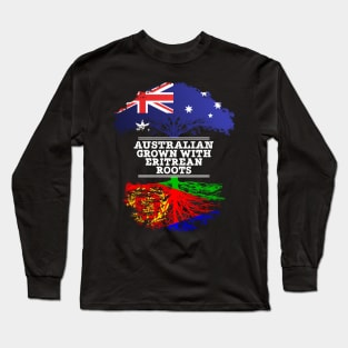 Australian Grown With Eritrean Roots - Gift for Eritrean With Roots From Eritrea Long Sleeve T-Shirt